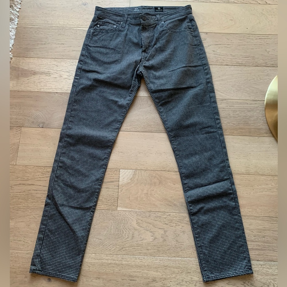 Adriano Goldschmied Houndstooth Pants, size 33x34